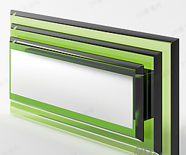 3D壁燈模型