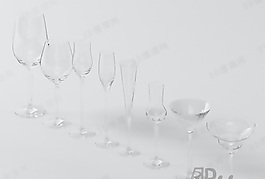 3D酒杯模型
