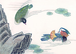 鴛鴦戲水
