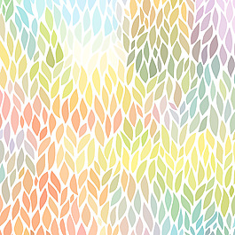 矢量無(wú)縫摘要手繪圖案