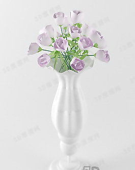 3D花瓶模型