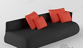 3D沙發(fā)躺椅模型