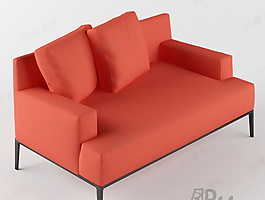 3D雙人沙發(fā)模型
