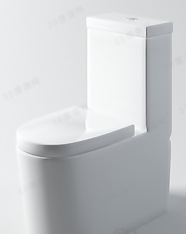 3D坐便器模型