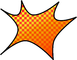 紅黃新產品標志剪貼畫