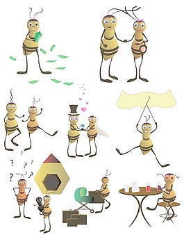 卡通插畫