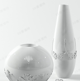 3D花瓶模型