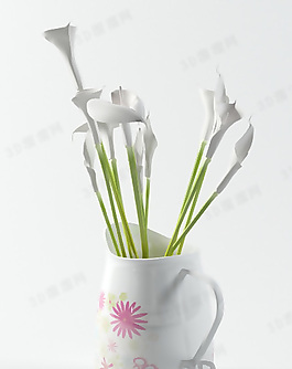 3D花瓶模型