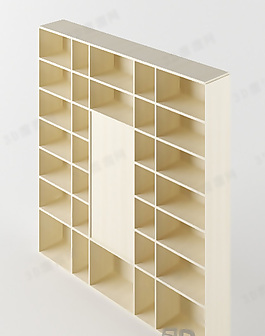 3D書柜模型