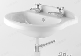3D洗手盆模型