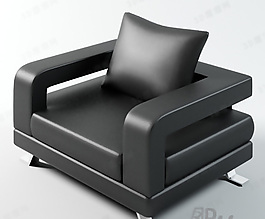 3D單人沙發(fā)模型