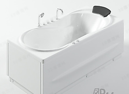 3D浴缸模型