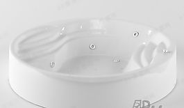 3D浴缸模型