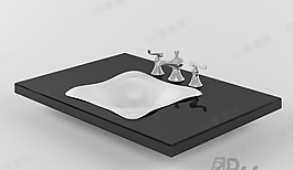 3D洗手盆模型