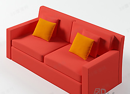 3D雙人沙發(fā)模型