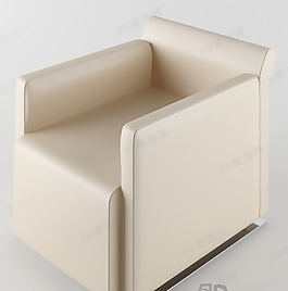 3D單人沙發(fā)模型