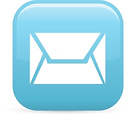 电子邮件消息元素光泽图标