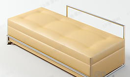 3D多人沙發(fā)模型