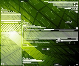 绿色科技矢量图
