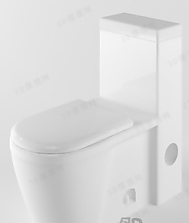 3D坐便器模型