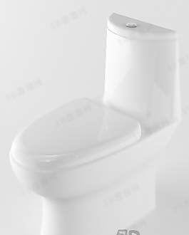 3D坐便器模型