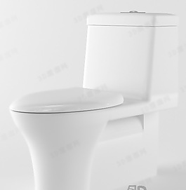 3D坐便器模型