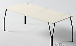 3D桌子模型