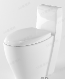 3D坐便器模型