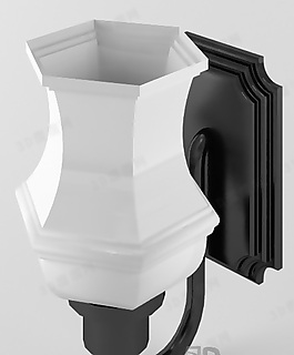 3D壁燈模型