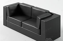 3D雙人沙發(fā)模型