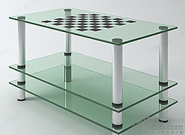 3D小茶幾模型