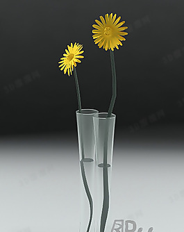 3D花瓶模型