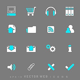 3D Web郵件圖標集