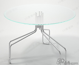 3D辦公室沙發(fā)茶幾模型