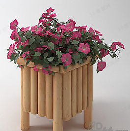 3D花箱模型