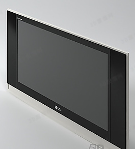 3D壁式電視機模型