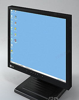 3D電腦液晶顯示器模型