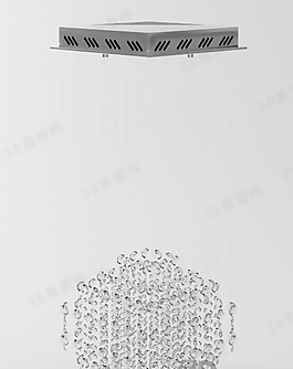 3D水晶吊燈模型