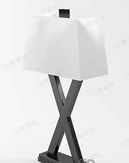 3D臺(tái)燈模型