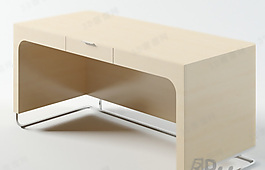 3D書(shū)桌模型