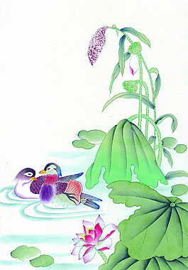 鴛鴦戲水