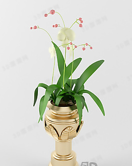 3D花盆模型