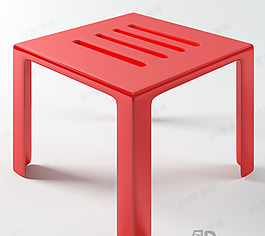 3D凳子模型