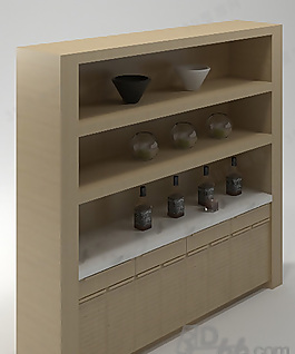 3D酒柜模型