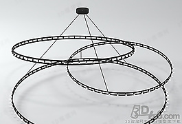 3D吊燈模型