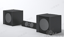 3D音箱模型
