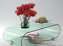 3D茶几模型
