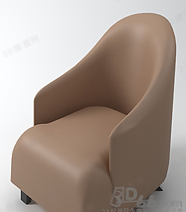 3D單人沙發(fā)模型
