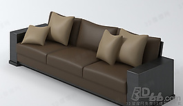 3D三人沙發(fā)模型