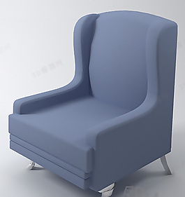 3D單人沙發(fā)模型